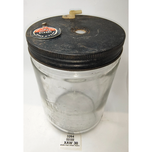 Trico Original Windscreen Washer round cylindrical glass Jar Bottle XAW30 XAW 30