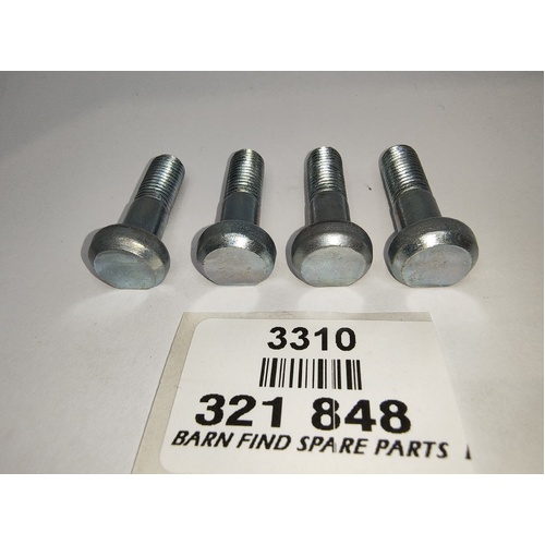 MG B Tail Shaft Bolts (4), New Old Stock 321848 321-848