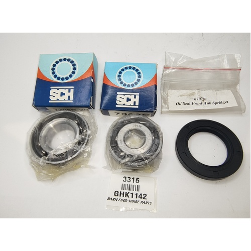 Wheel Bearing kit front side  GHK1142 inc Outer 7303B; Inner 7205B; seal 343573