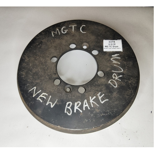 Original MG TC MGTC Cast Iron Finned Brake Drum Rare New Old Stock MG688/10