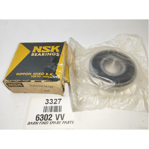NSK Single Row Deep Groove Ball Bearing original packaging New Old Stock 6302VV