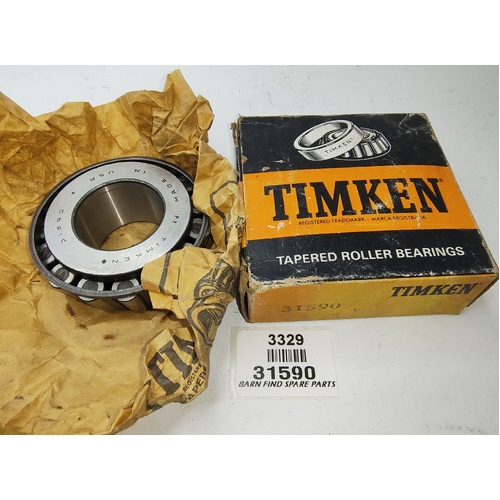 Timken Single-Row Taper Roller Bearing cone New Old Stock 31590
