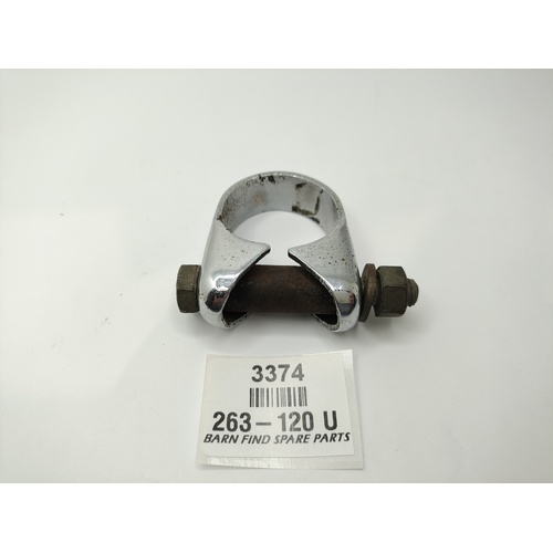 STEERING COLUMN CLAMP Inc. bolt, nut, washer & distance tube Good Used 263-120