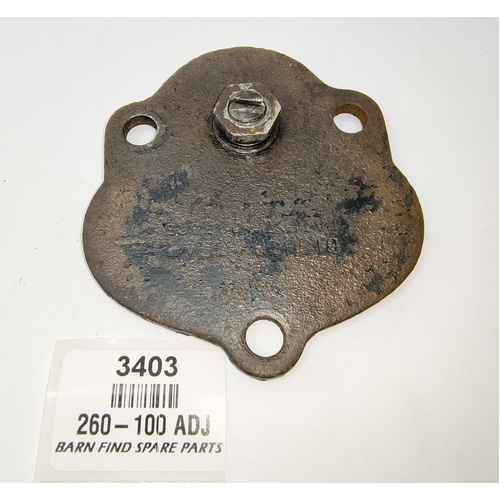 Bishop Gear Steering Box Cover Plate Good Used 260-100 Suits MG TA - TC inc adj.
