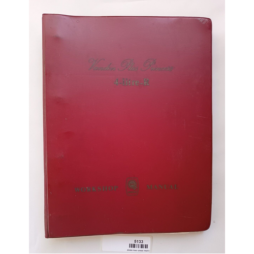Original Vanden Plas Princess 4-Litre-R workshop Manual in hard binder 1967 ed.