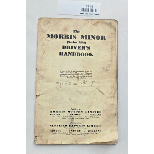 The MORRIS MINOR (Series MM) Driver's Handbook AKD470J