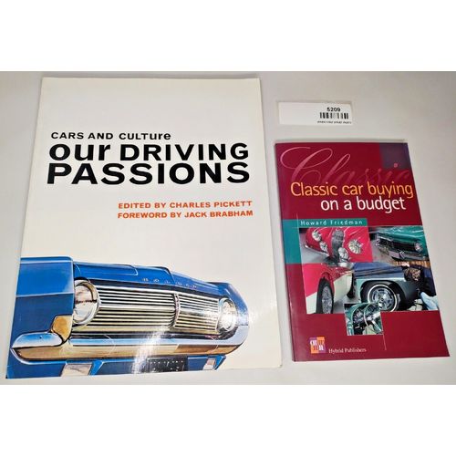 Cars and Culture our Driving Passions book Charles Pickett forward by J Brabham
