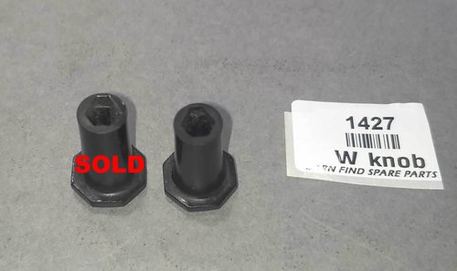 Lucas "W" Panel push on switch knobs MG - Used, sold individually.2