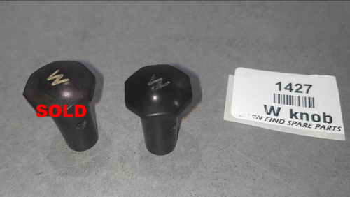 Lucas "W" Panel push on switch knobs MG - Used, sold individually.1