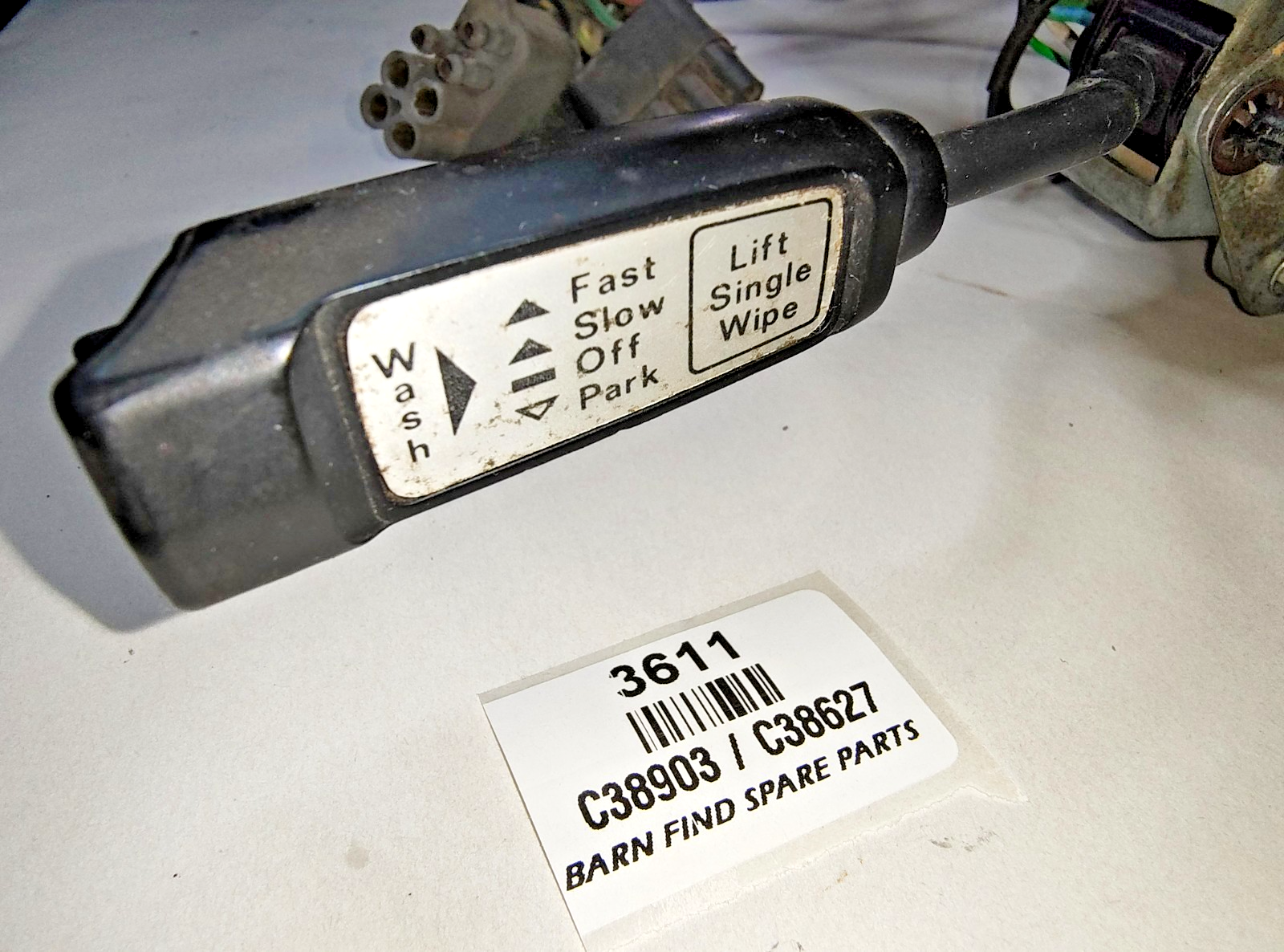 Lucas Jaguar XJ Indicator/Light Dip Flash Wiper 2 Stalk Control Unit Used1