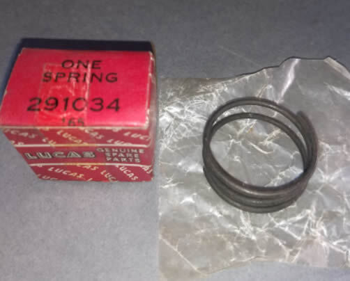 Lucas original starter drive cushioning spring, part number 291034.0