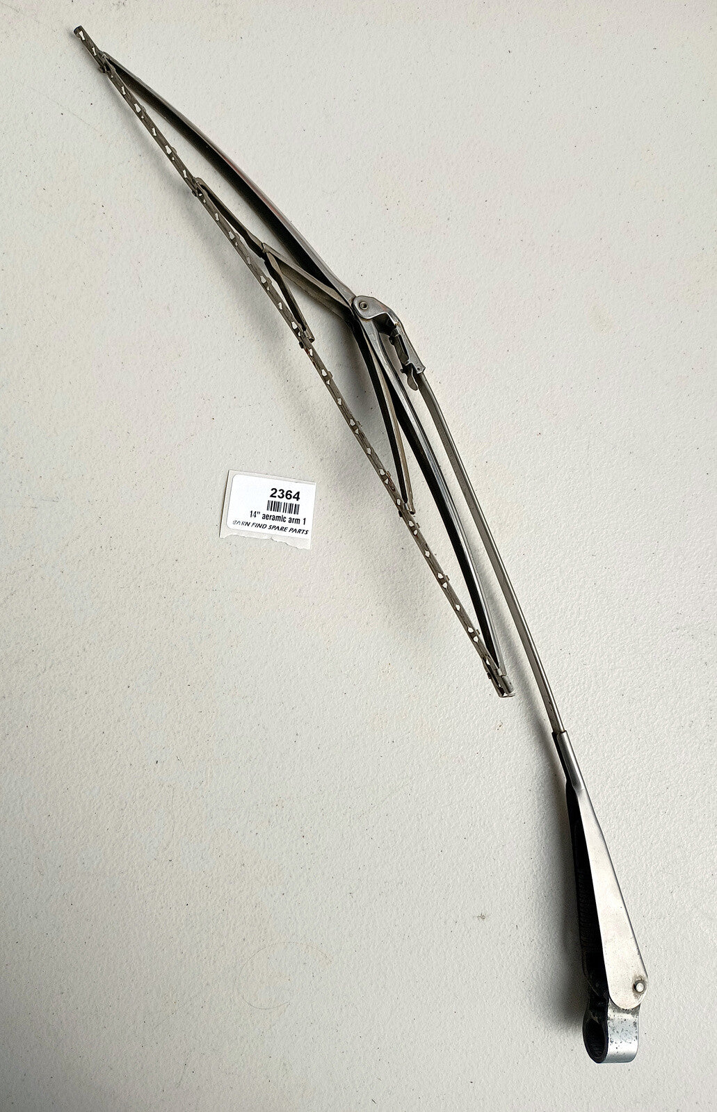 Vintage Aeramic windscreen arm and 14" blade head, Jaguar MK10 MK2  used.1