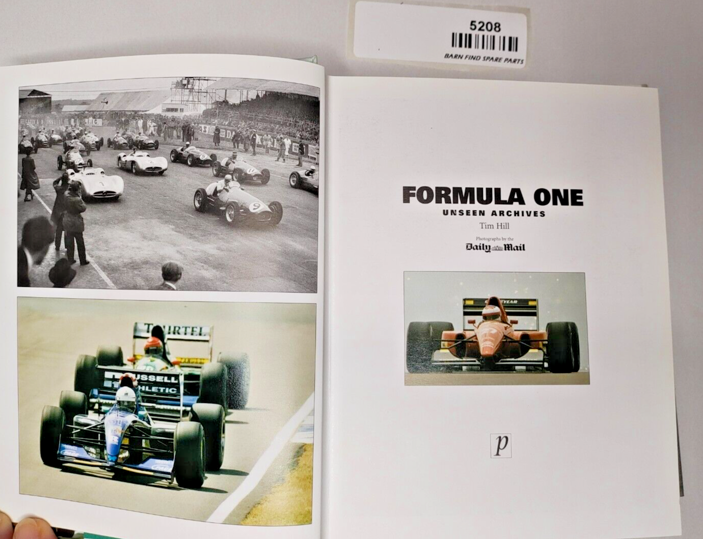 Formula One Unseen Archives hardcover Book by Tim Hill4