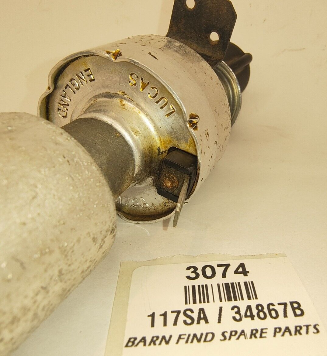Lucas Used Windscreen Washer Switch 2 position Inc Tudor Push Pump 117SA  34867B2