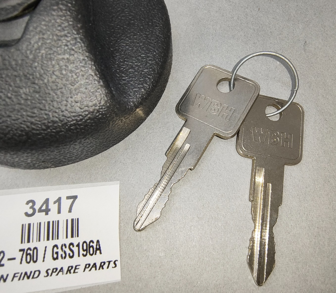 FUEL CAP Black vented Locking inc 2 keys New Old Stock 202-760 GSS196A Some MGB1
