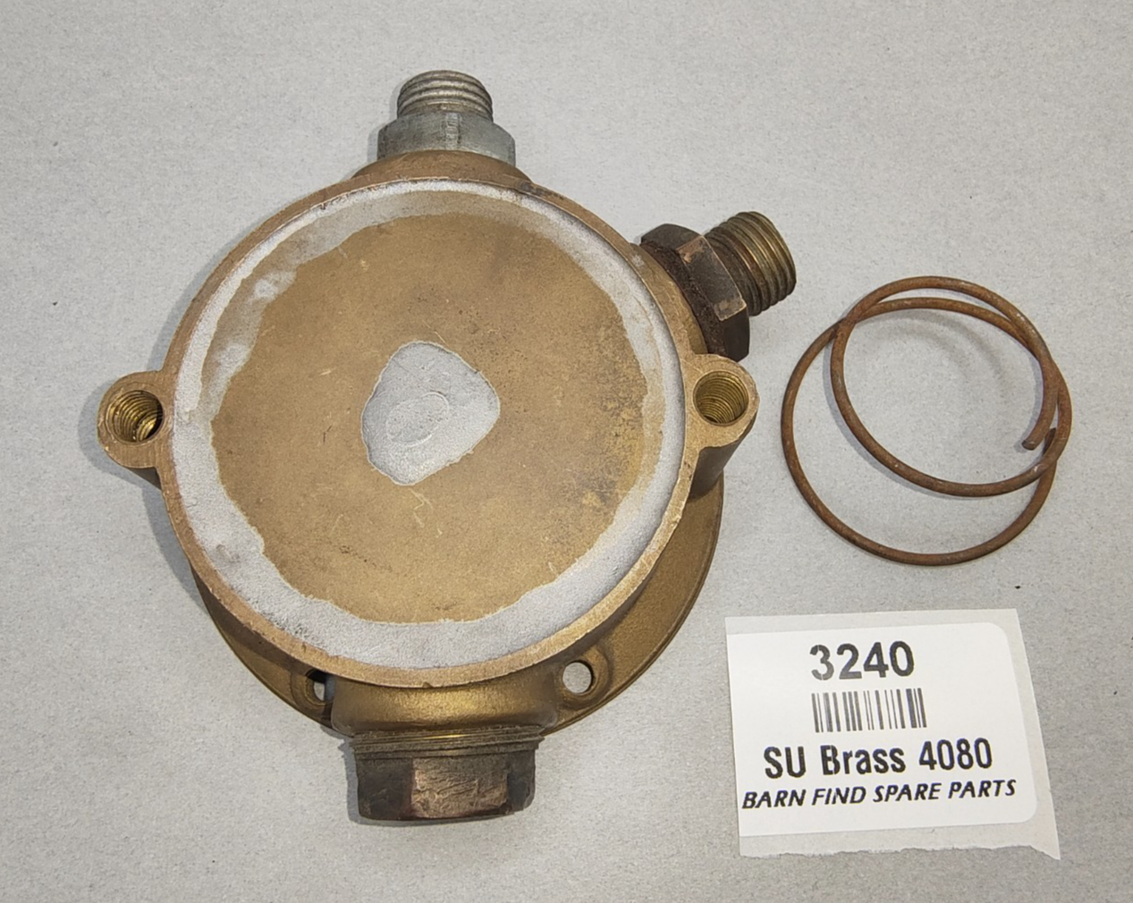 SU Type L  Brass Body Fuel Pump AUA 4080  style stamped B 2 -1946 February & 7681