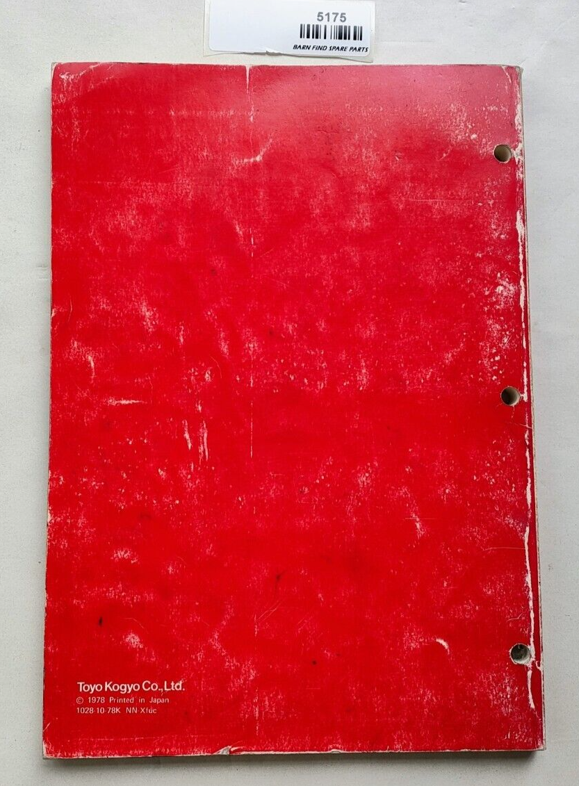 Original MAZDA 626 genuine dealer workshop manual 1978 pre-owned1