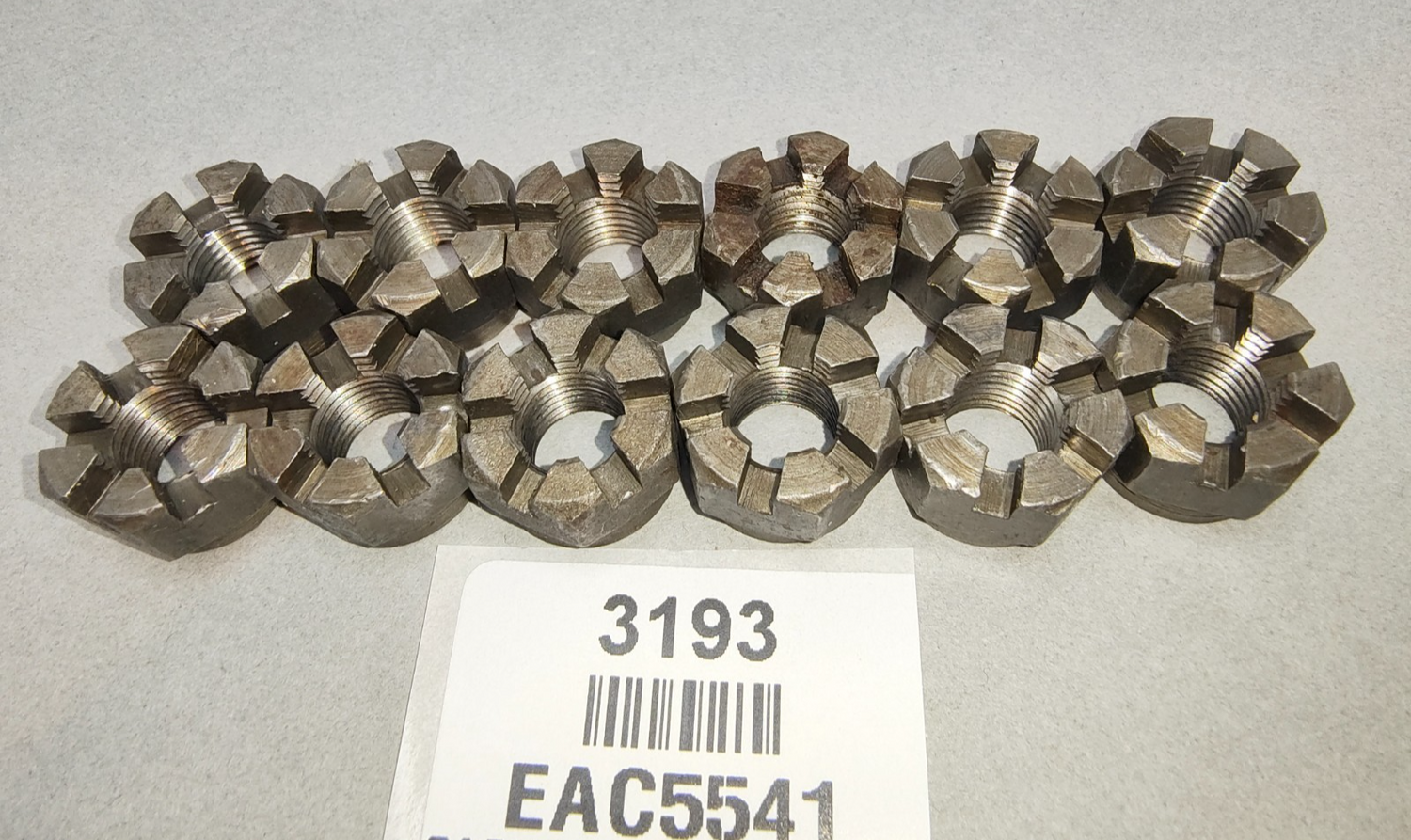 Original Castellated Conrod castle nuts Jaguar 12x EAC5541 used0