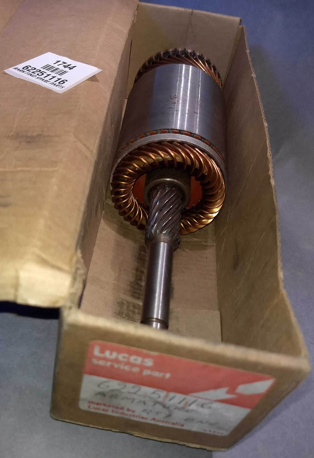 Original NOS Lucas Starter Motor Armature 622511161