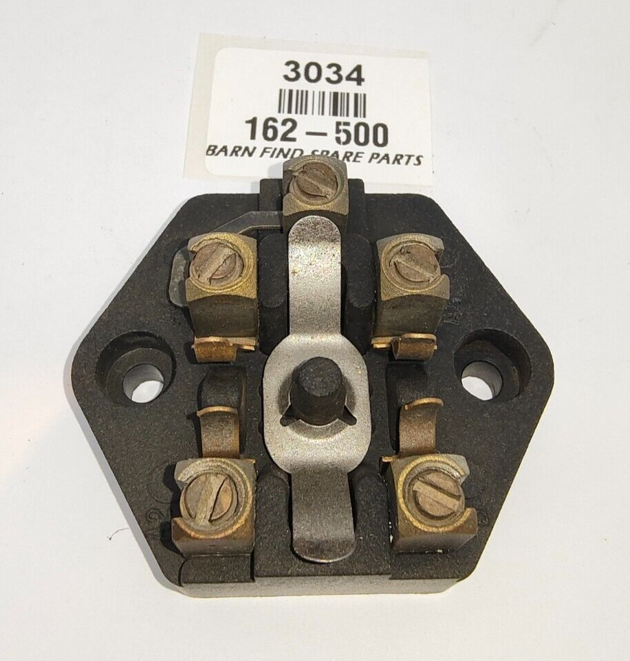 Original Lucas Bakelite FS6 screw terminal 2 fuse block - 162-500 New Old Stock0