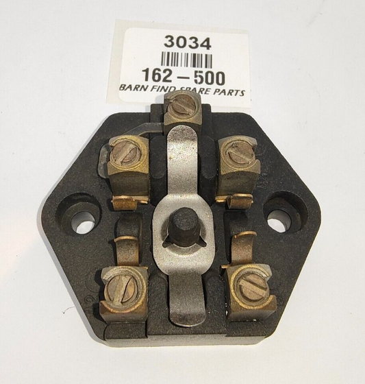 Original Lucas Bakelite FS6 screw terminal 2 fuse block - 162-500 New Old Stock0