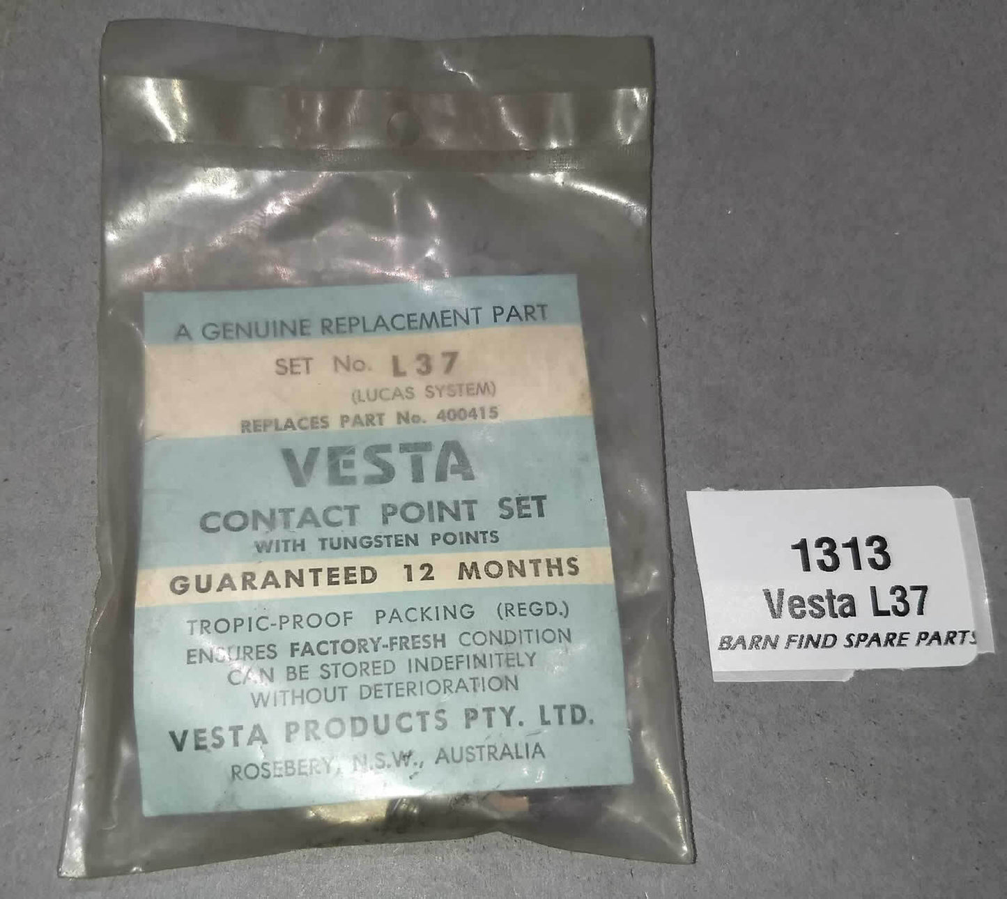 Armstrong Siddeley Contact Point Set Vesta L370