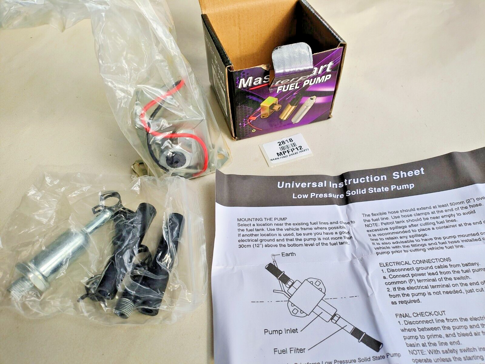 Masterpart Fuel Pump MPFP12 Sealed in original packaging New Old stock1