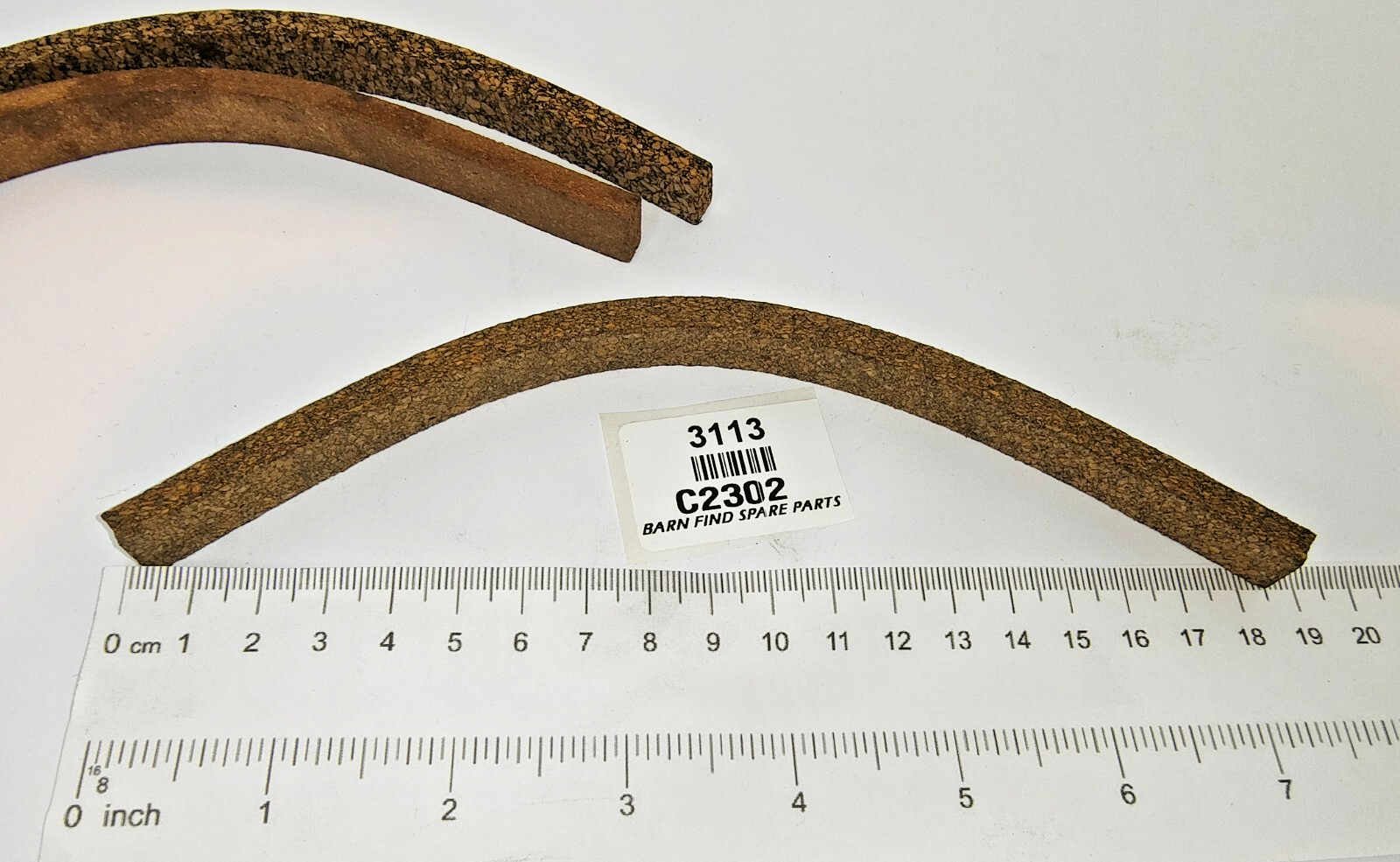 Gasket Rear Cork strip Jaguar XK Engine Sump C2302 New Old Stock2