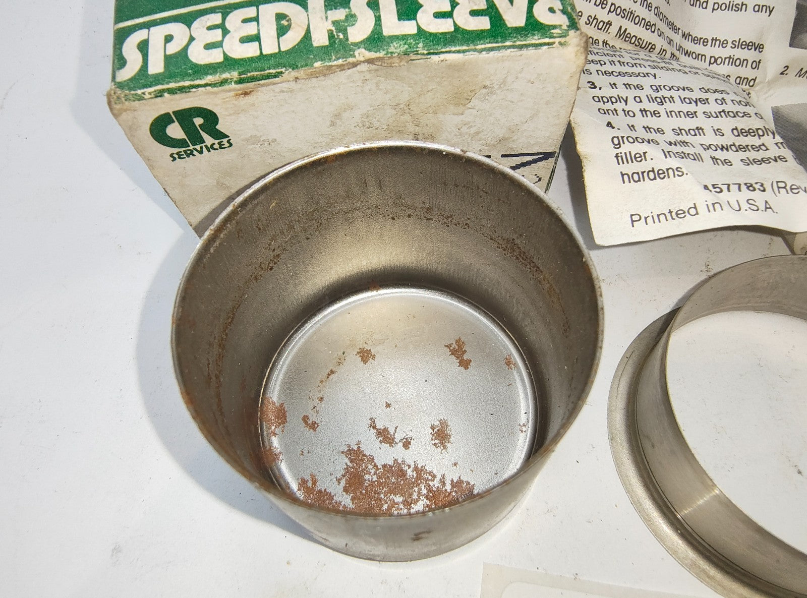 CR Hardened Stainless Speedie Sleeve New Old Stock in original packaging 991578