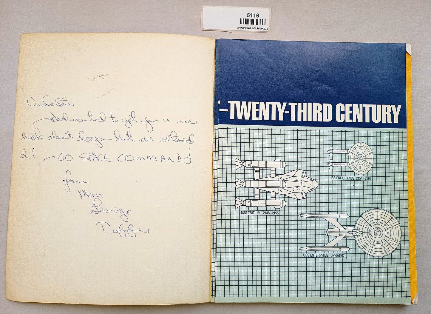 Three Original Startrek collectable manuals first editions2