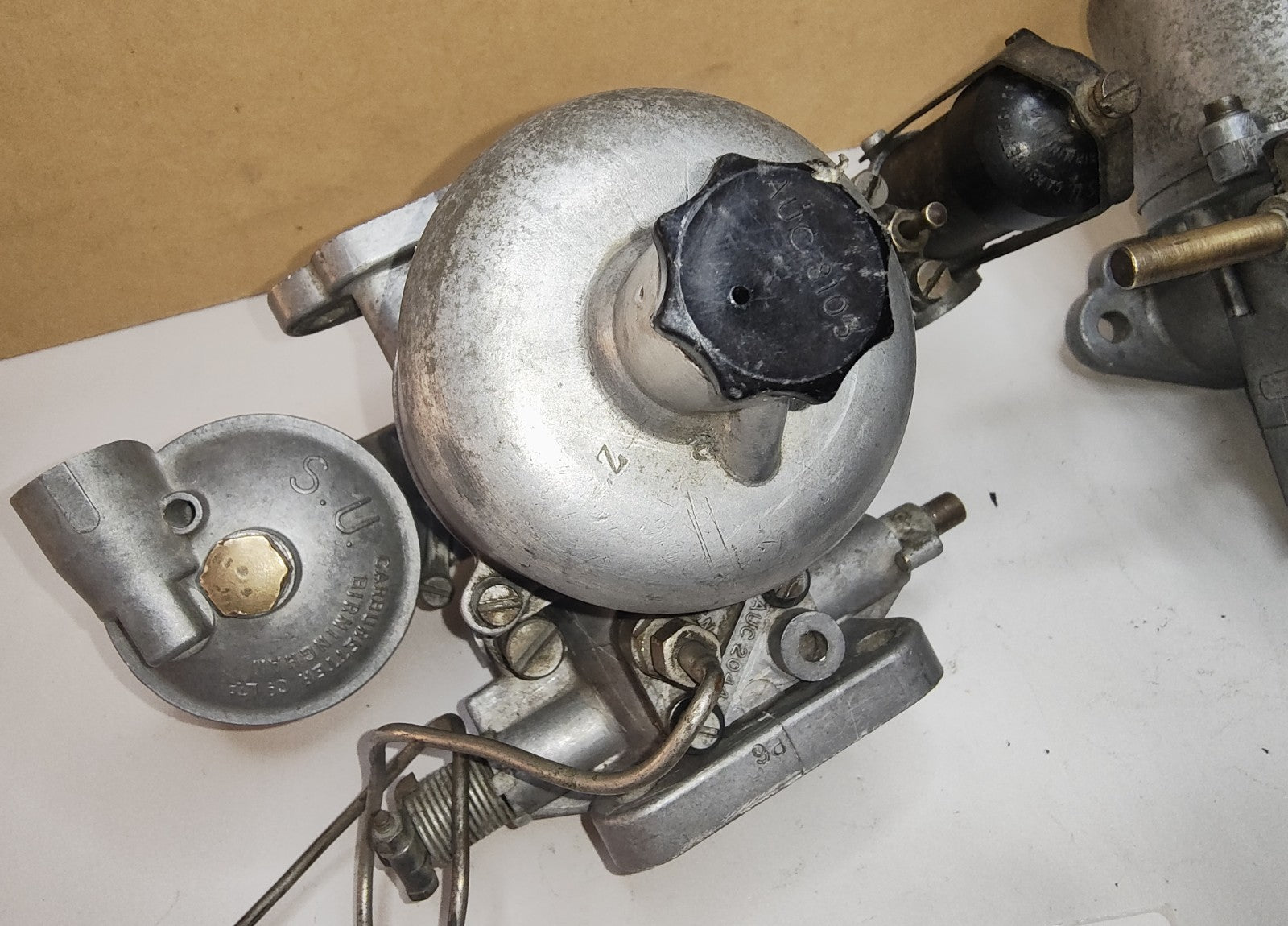 Original USED Set of SU HD6 carburettors AUC 7081 W3
