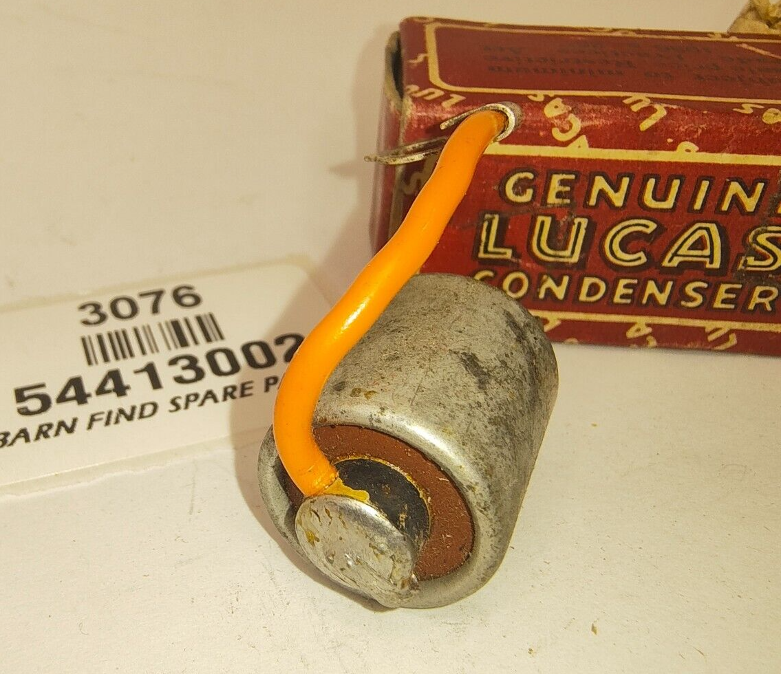 Lucas New Old Stock Distributor Condenser in Original Box  544130022