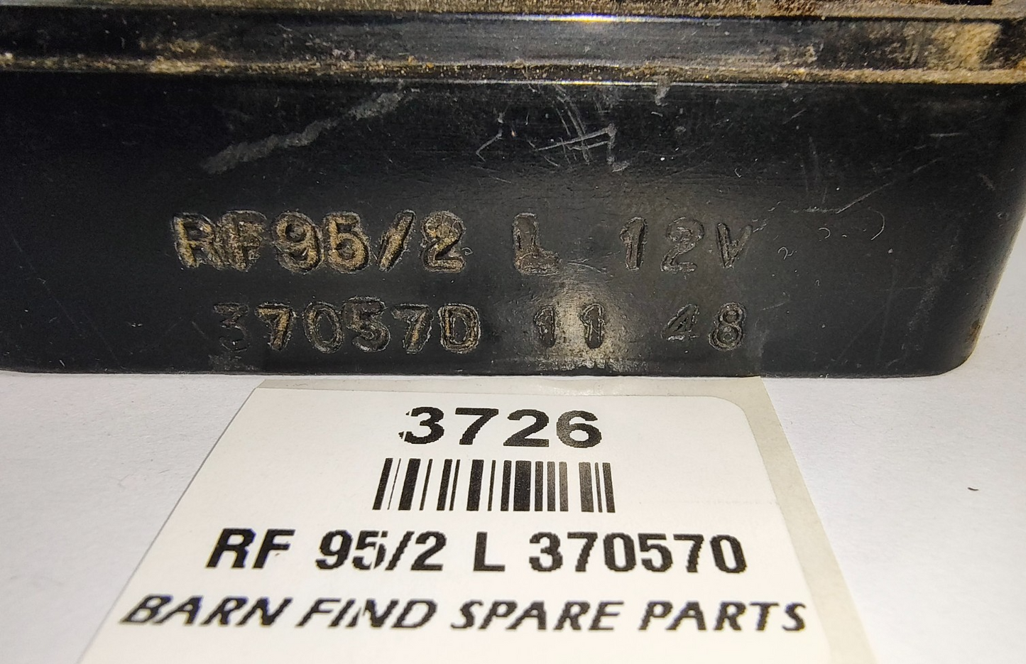 ORIGINAL Used LUCAS RF95/2 L 12V Voltage Regulator 370570 Date Stamped 11 4813