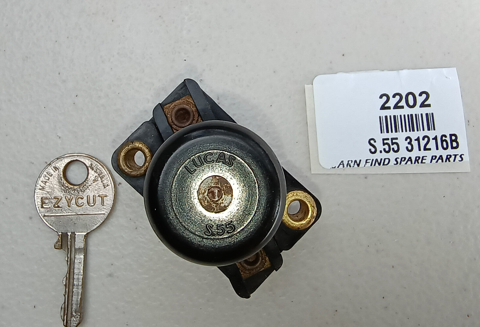 Lucas Ignition Switch S.55 31216B, Good Used Working  Condition.3