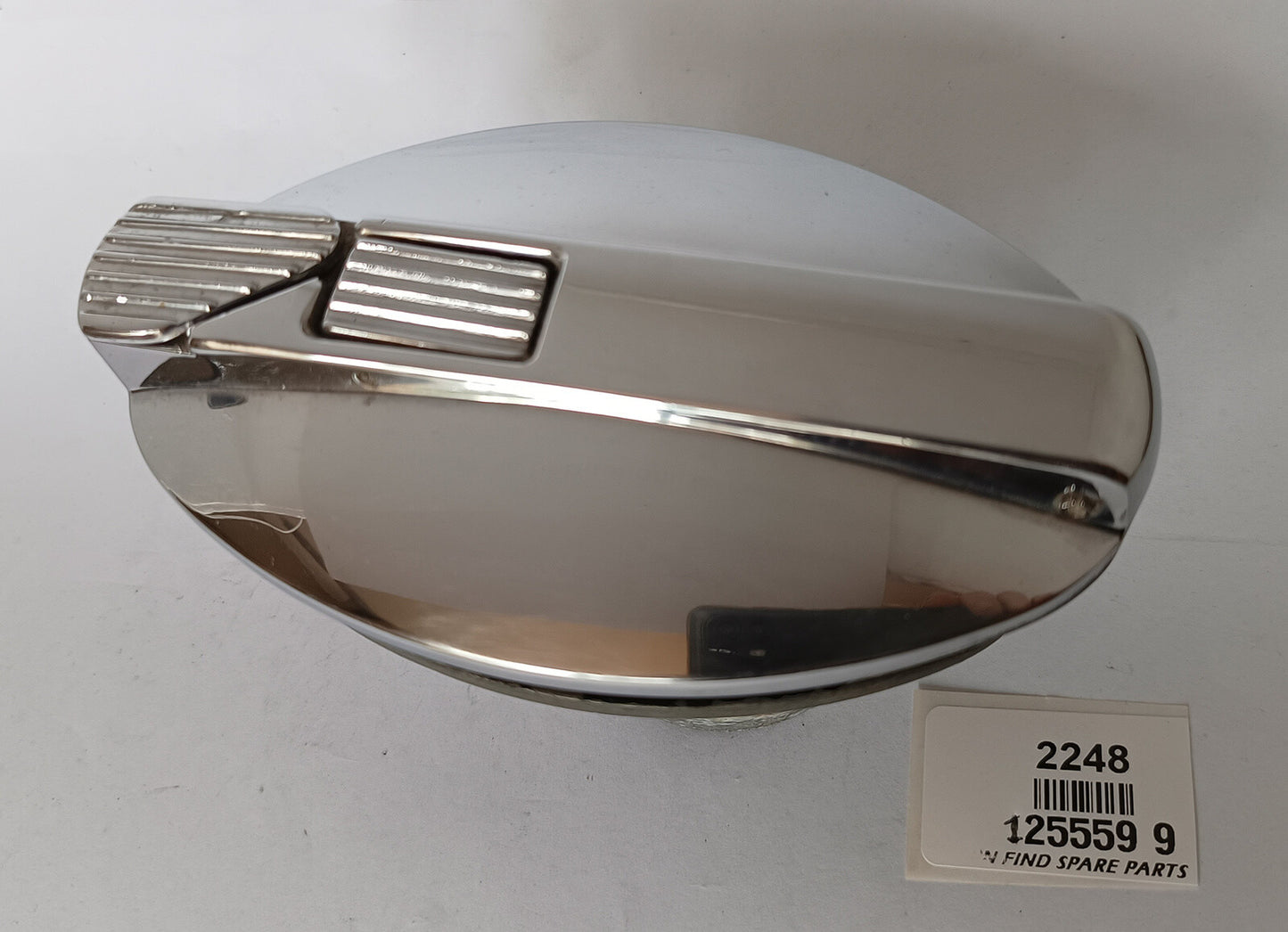 Jaguar Chrome Thin Fuel Filler Cap, 125559 9. Used Condition2