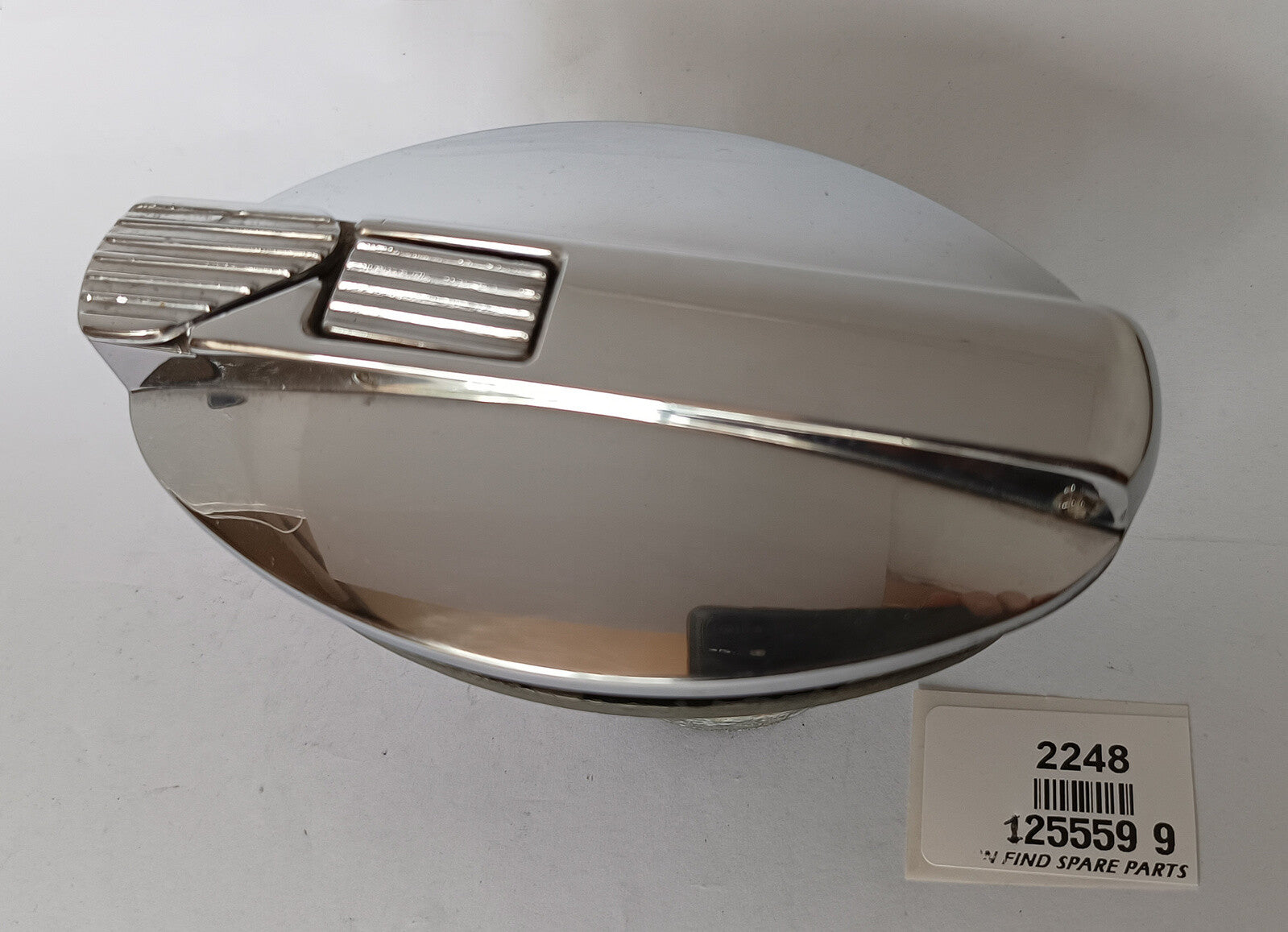 Jaguar Chrome Thin Fuel Filler Cap, 125559 9. Used Condition2