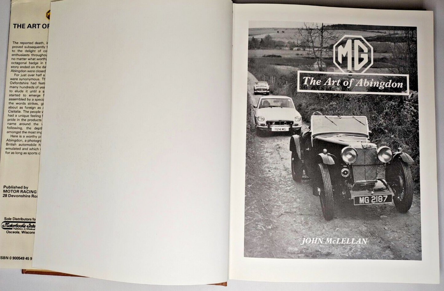 MG The Art of Abingdon by John McLellan hardcover book3