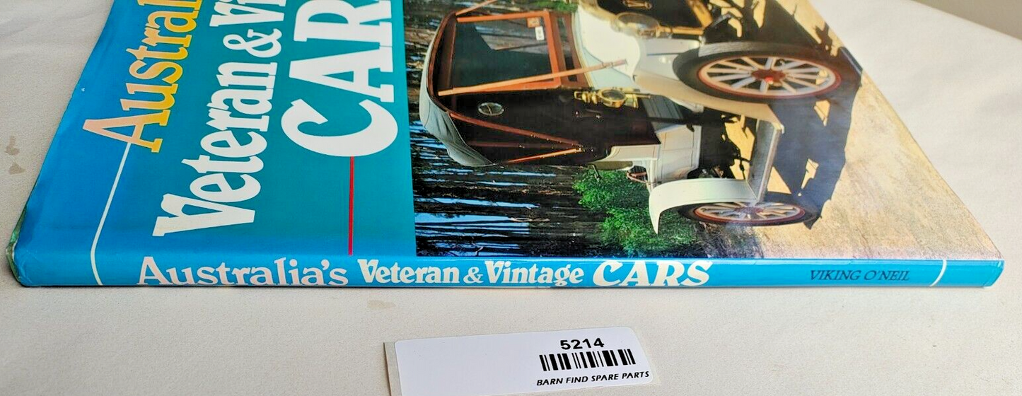 Australia's Veteran & Vintage Cars full colour hardcover book by Bryan Hanrahan2