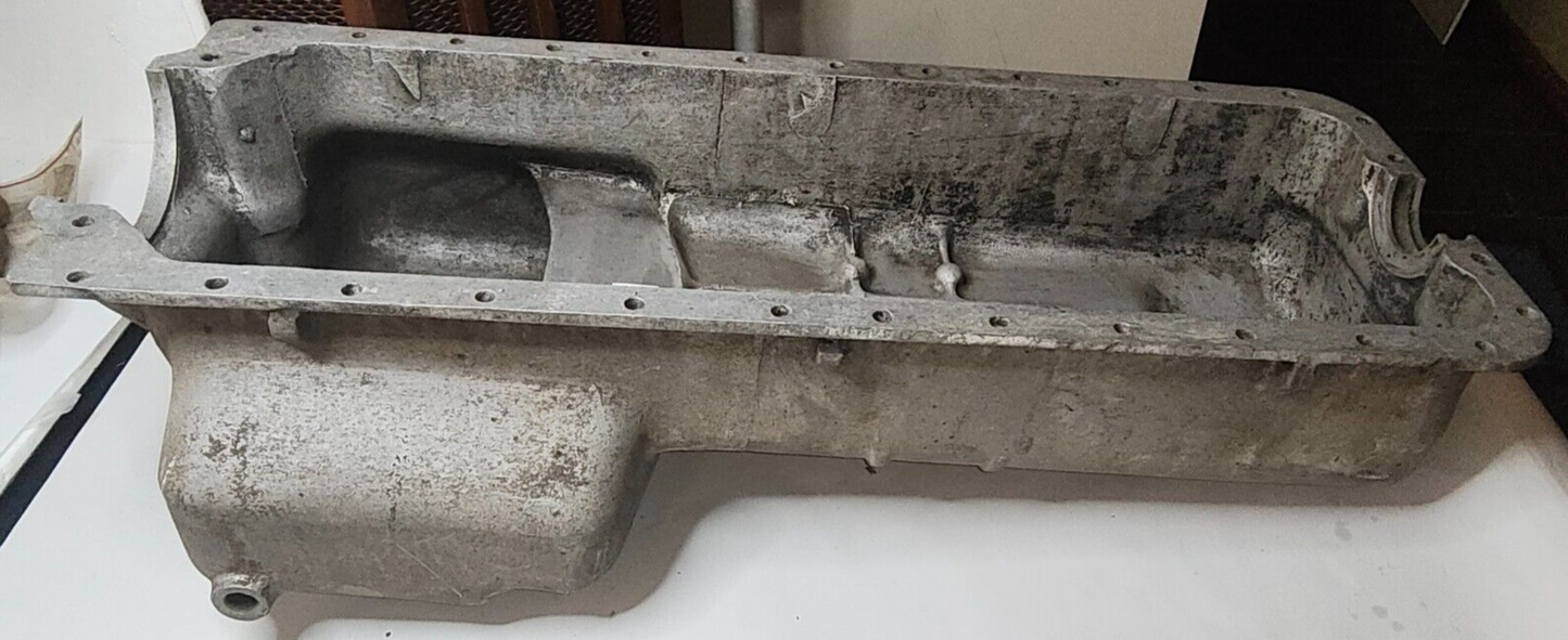 JAGUAR MK 1 2.4  USED FACTORY ORIGINAL ALLOY OIL SUMP PAN -  PART NUMBER C1006415