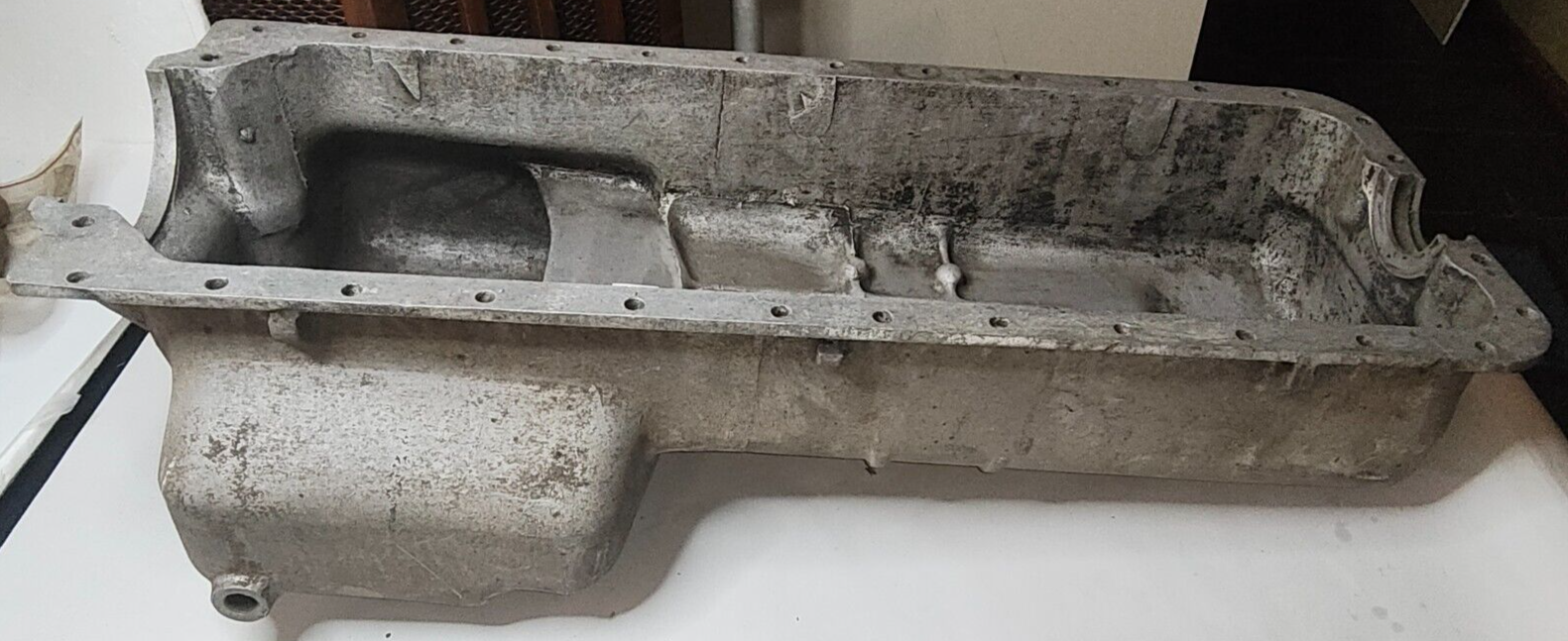 JAGUAR MK 1 2.4  USED FACTORY ORIGINAL ALLOY OIL SUMP PAN -  PART NUMBER C1006415