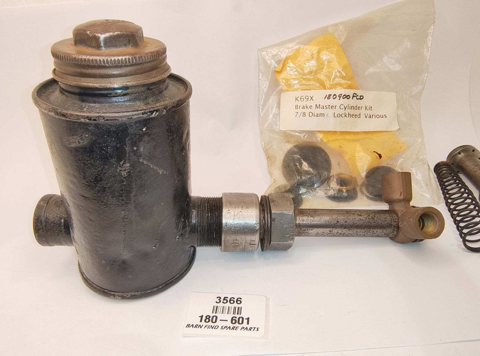 Original used Lockheed 7/8 inch Brake Master cylinder Suits MG TA TB TC 1936-503