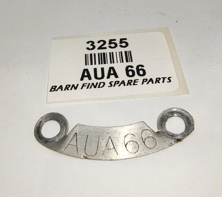 SU original genuine Used Fuel Pump identification Tag AUA 66 AUA660
