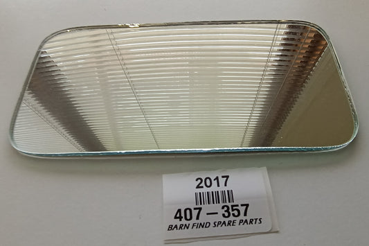Glass Mirror Convex Lens, rounded corners. New Old Stock, 407-357. To Suit MG0