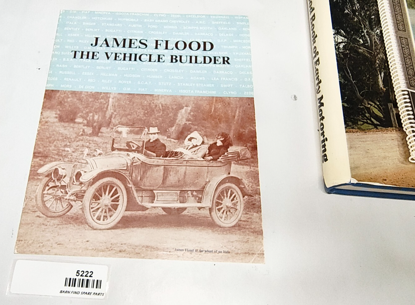 Signed 1st Edition The James Flood Book of Early Motoring Hardcover 196817