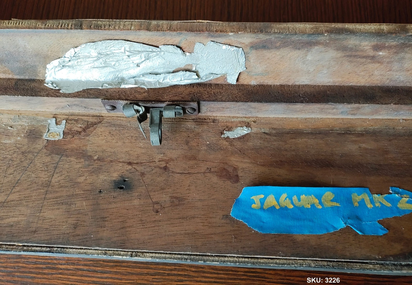 Classic Jaguar MK2, Wood Dashboard Top or Screen Rail Capping Assembly BD 2707512