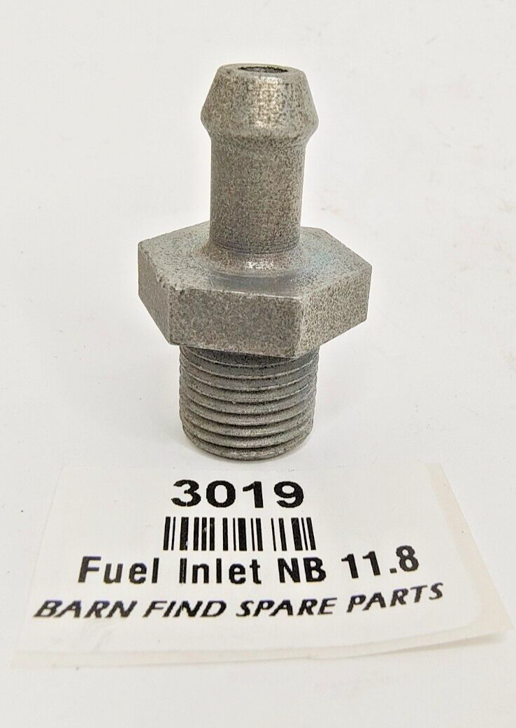 SU Carburettor NOS Fuel Bowl narrow bolt push on clamp style straight 11.8mm 1/21