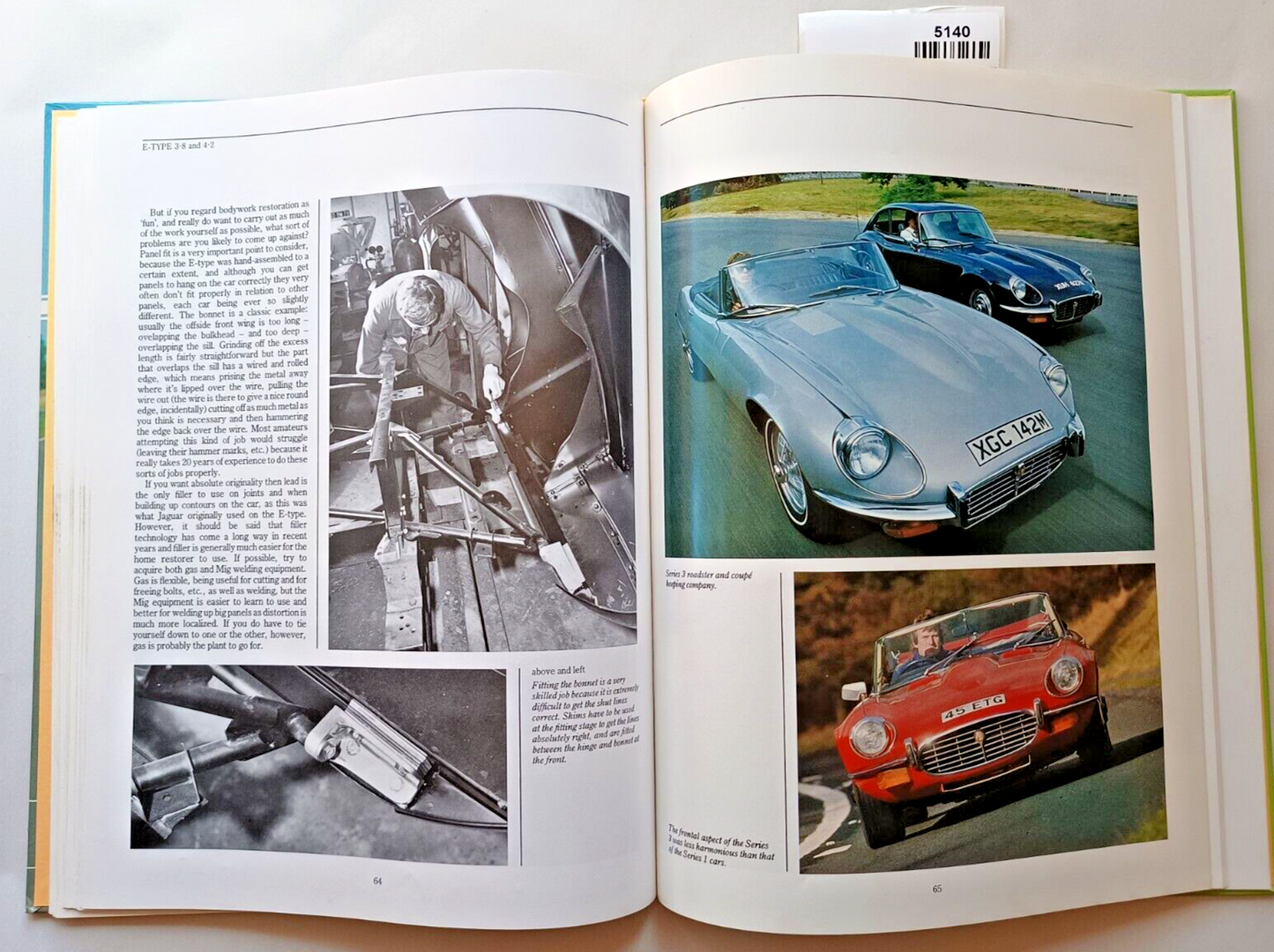 Classic and Sportscar JAGUAR E-TYPE FILE 1.8.4.2.V12 by Martin Buckley hardcover7