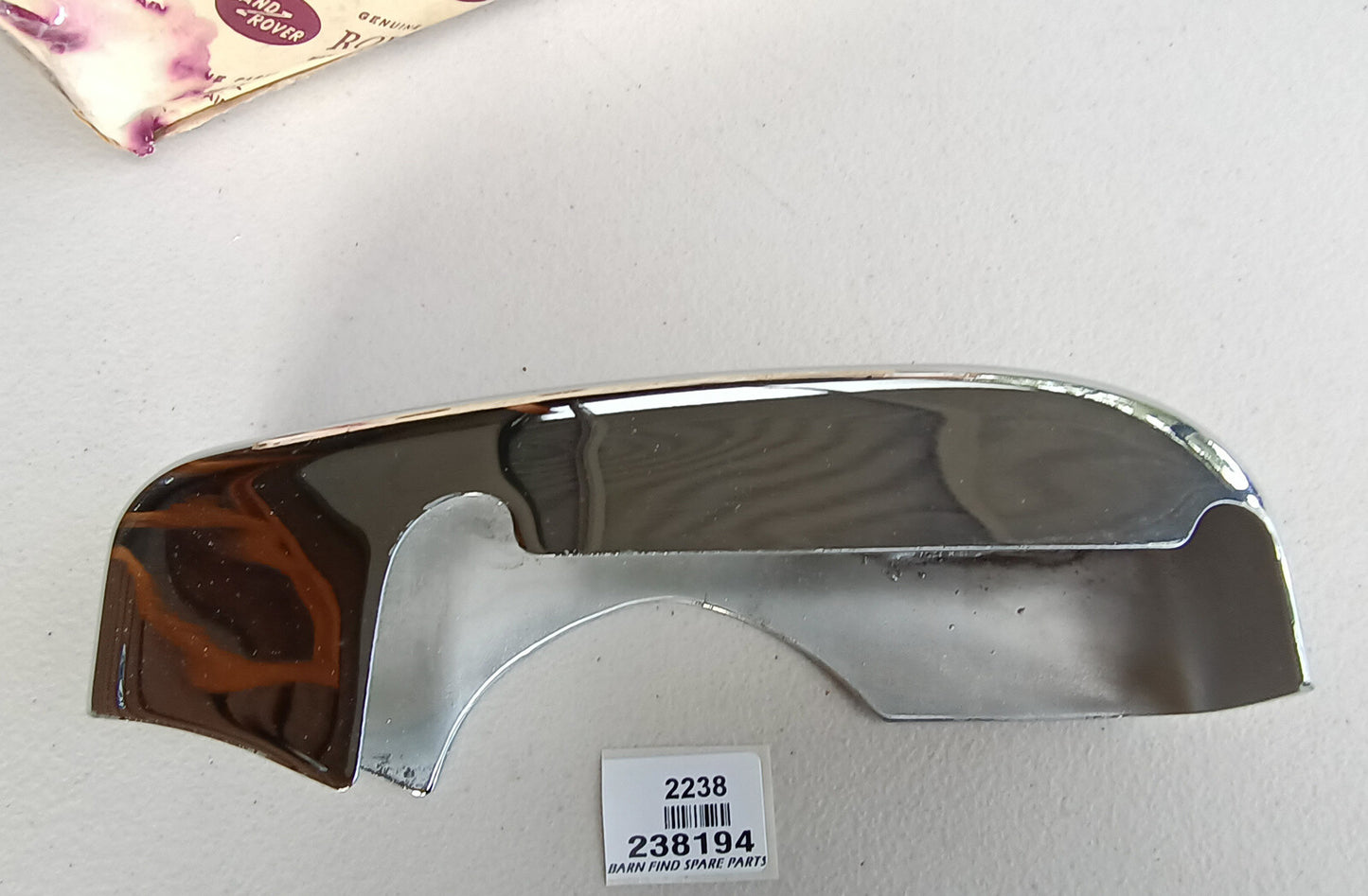 Rover P4 Front Left hand side bumper over-rider, 238194. New Old Stock2