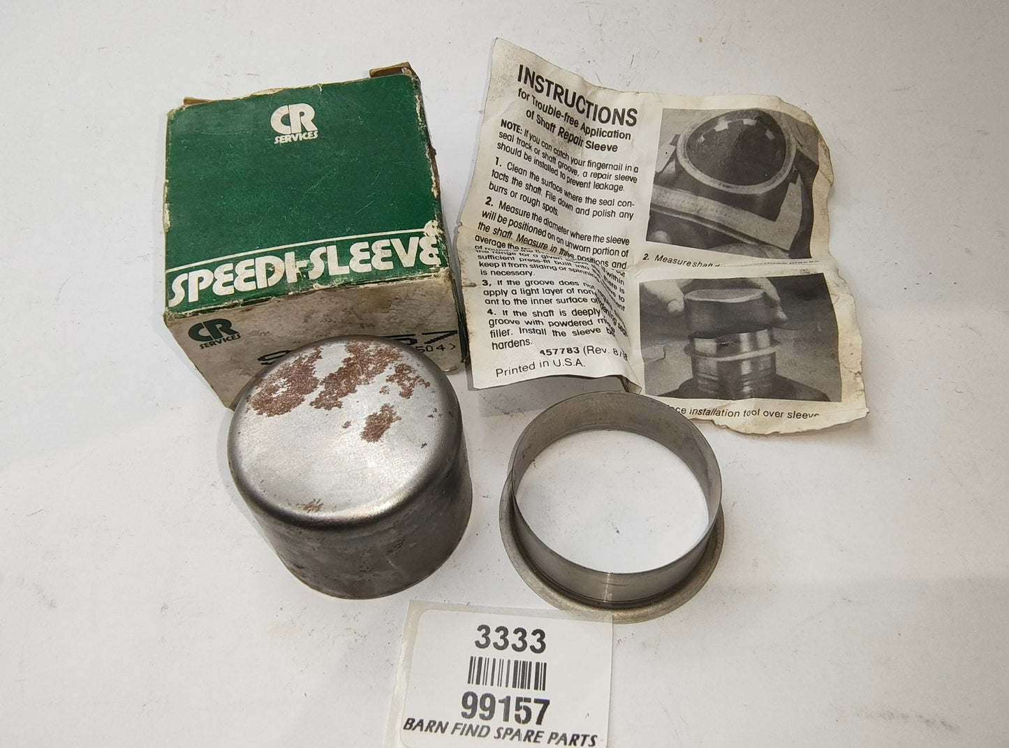 CR Hardened Stainless Speedie Sleeve New Old Stock in original packaging 991576