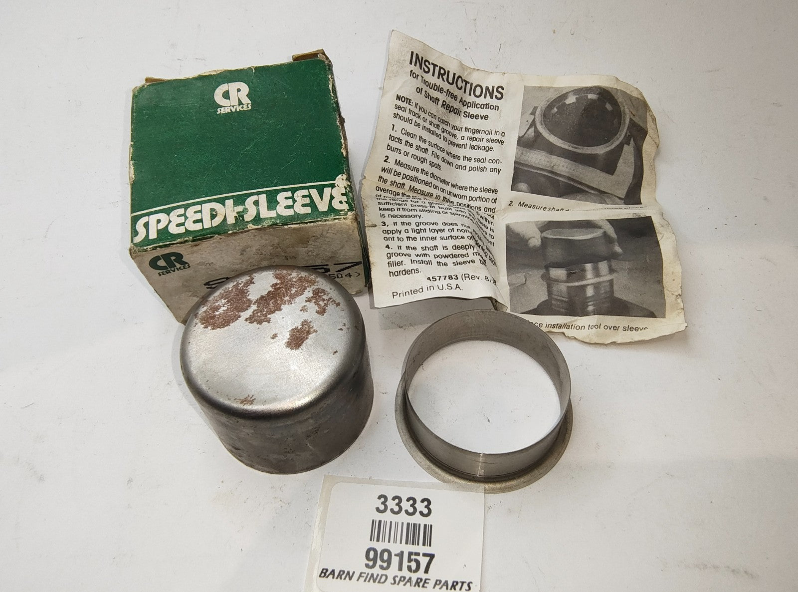 CR Hardened Stainless Speedie Sleeve New Old Stock in original packaging 991576